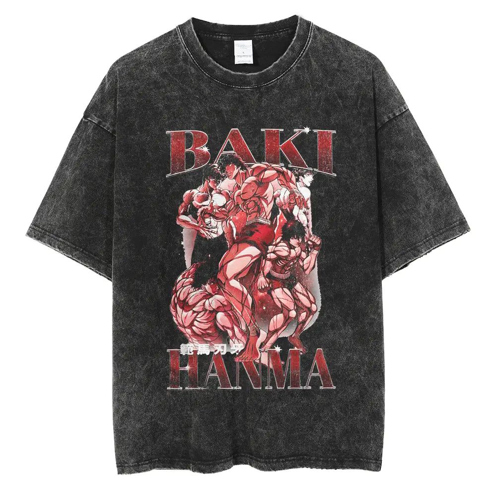 Baki Series (Vintage wash cotton tee)
