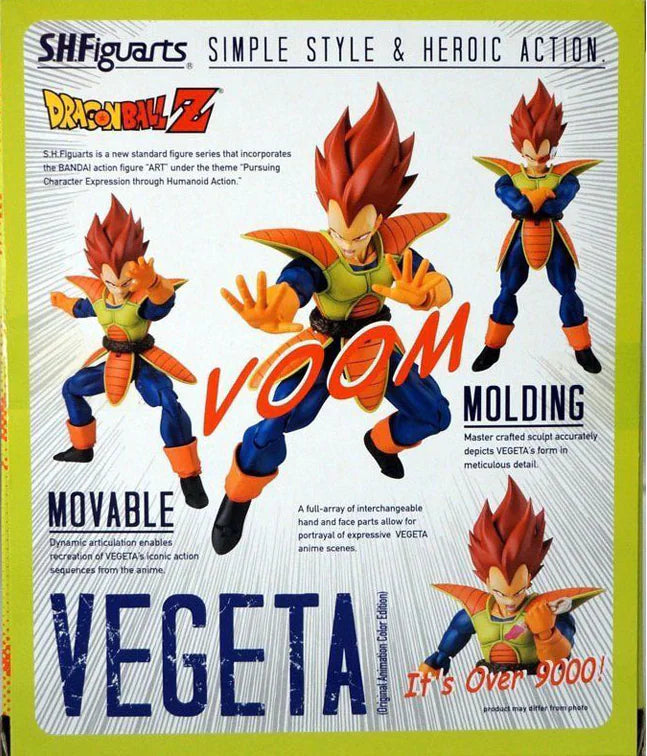 Vegeta: Prince of Saiyans - Deluxe Dragon Ball Z Action Figure Set